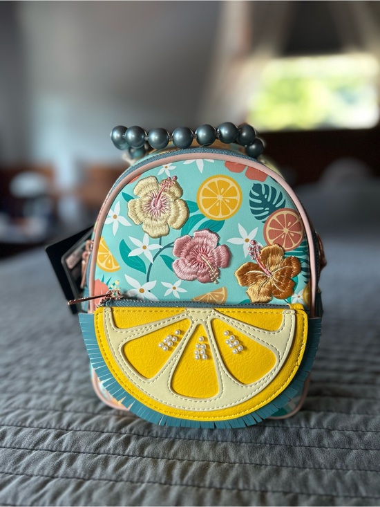 Loungefly Handbags - Loungefly Floral Citrus Mini Backpack